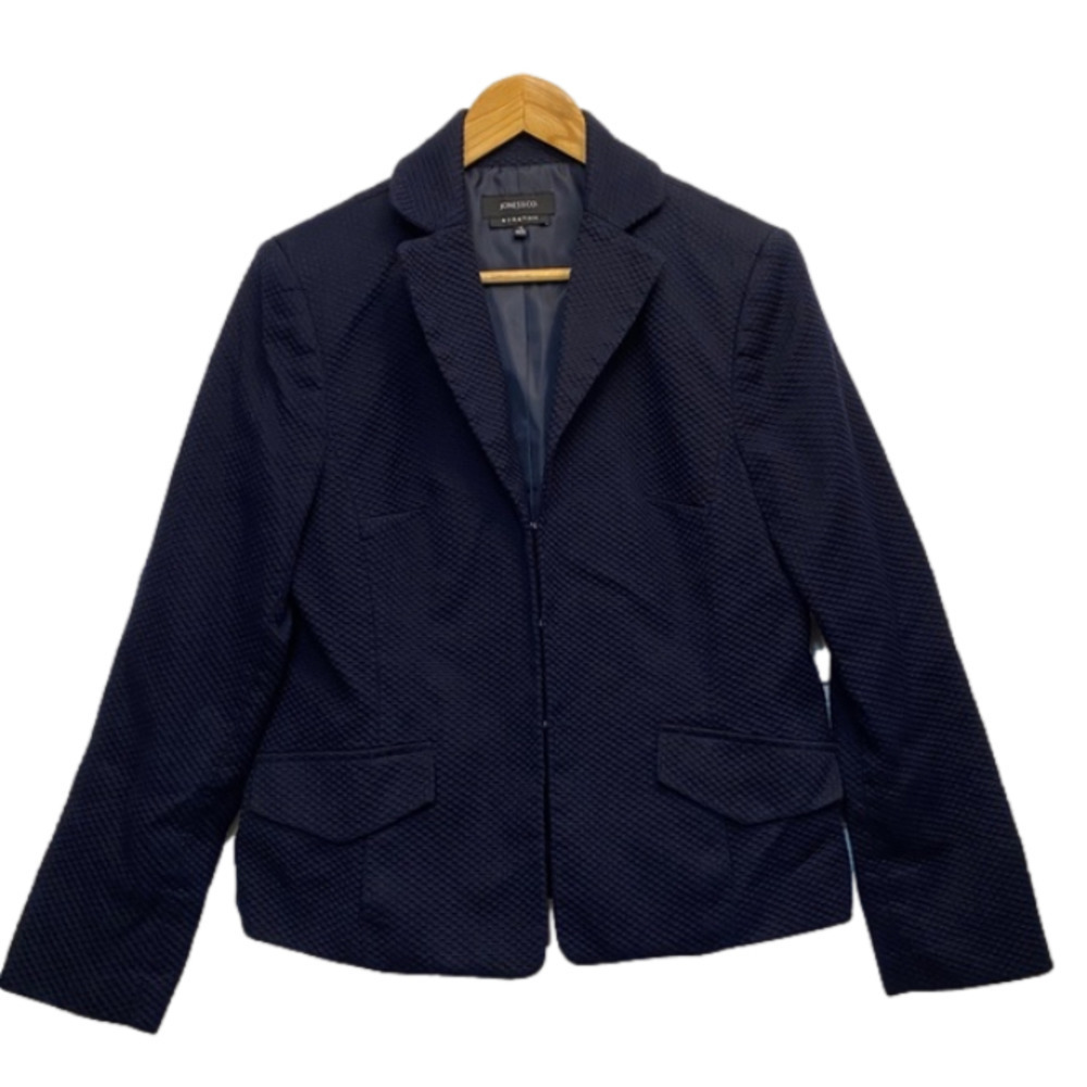 𝅺LADIES Jones & Co. stretch blazer navy size 12